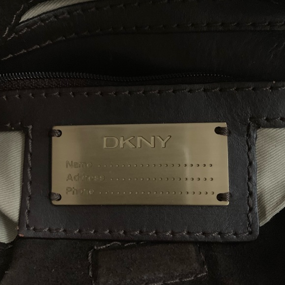 DKNY Vintage Suede/Leather Handbag - Picture 4 of 7